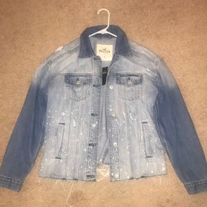 Hollister Distressed Jean Jacket - Never Worn